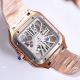 Japan Grade Copy Cartier Santos skeleton Quartz Watch Rose Gold Bust Down (5)_th.jpg